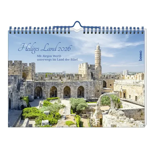Jürgen Werth | Heiliges Land 2026 | Kalender | Deutsch | Spiralbindung | 12 S.