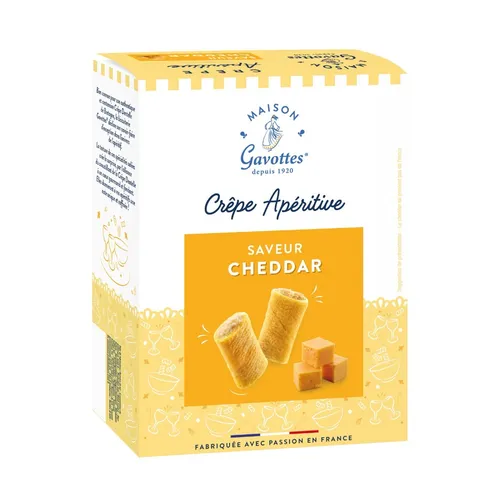  MAISON GAVOTTES - Crêperöllchen mit Cheddarcremefüllung 110g 43,55 €/kg