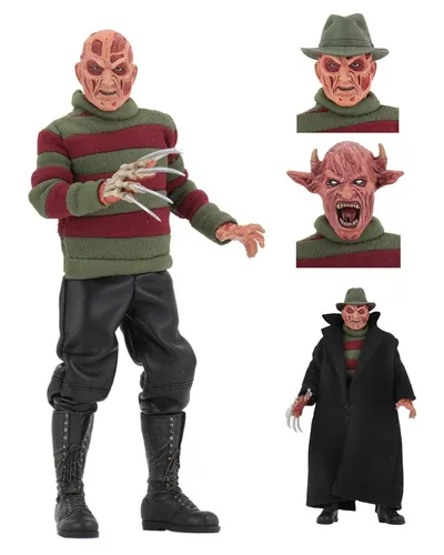NECA B07N8W377X Actionfigur - Nightmare on Elm Street 8 Freddy, detailreiche Kunststofffigur für Sammler und Fans