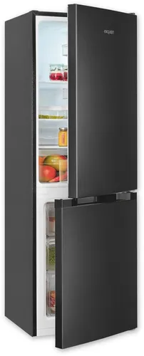 Exquisit KGC231-60-E-050C Stand Kühl-Gefrierkombination - Kühlschränke mit 157 L Volumen, LED Beleuchtung und Super-Kühl-Modus für frische Lebensmittel. Ideal für kleine Küchen mit nur 47,4 cm Breite.