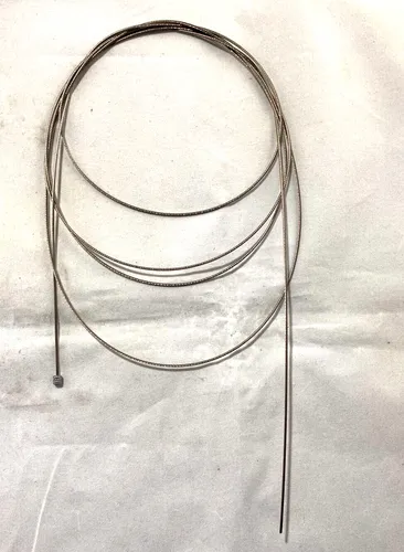 Shimano Edelstahl Schaltzug | Nippel 4 x 4mm | 1,2 x 2100mm, Shift inner cable