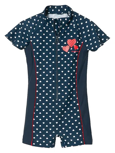 Playshoes Badeanzug in Dunkelblau, Größe 86/92 - Baby Bademode mit UV-Schutz 50+, schnelltrocknend und komfortabel für kleine Schwimmer. Ideal für unbeschwerte Tage am Wasser.