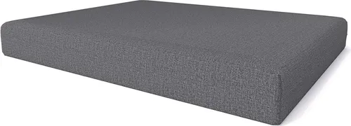 Pillows24 - Palettenkissen mit abnehmbarem Bezug - Sitzkissen | Polster für Europaletten 120x80 Sofa - Wasserfest - Outdoor/Indoor | Dunkelgrau