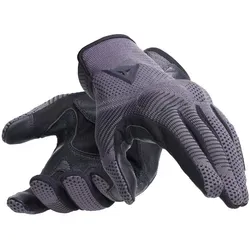 Dainese Aragon Knit Motorradhandschuhe, grau, Größe M für Männer - Motorradhandschuhe mit Dainese Smart Touch für Touchscreen-Bedienung, gestrickter Rückenkonstruktion und reflektierenden Einsätzen für optimale Sichtbarkeit.