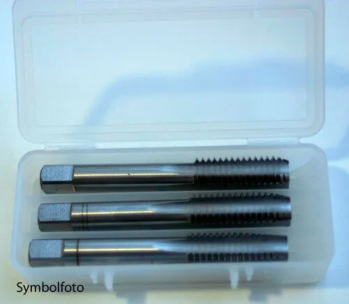 Hand-Gewindebohrer Set Satz (3Stk) M20x2,5 HSS DIN352 Rechts Rechtsgewinde