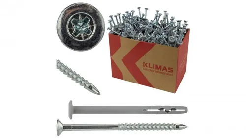 Kołki rozporowe wbijane szybkiego montażu z kołnierzem SMK 6x60 Wkręt-met /200sz