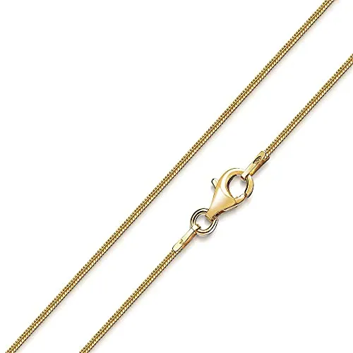 Materia 925 Silber Schlangenkette Gold in gold von Materia by Matthias Wagner