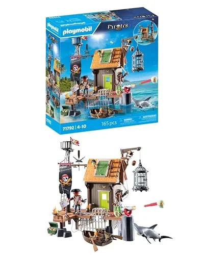 Produktbild PLAYMOBIL 71792 Piratenhafen mit Seeräuber-Gefängnis