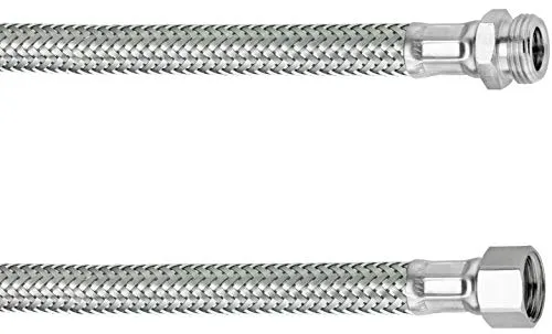 Cornat Flexibler Verbindungsschlauch - 500 mm Länge - 3/8 Zoll IG, 3/8 Zoll AG - Hochwertige Edelstahl-Umflechtung / Anschlussschlauch für Wasserhahn / Armaturenschlauch / Flexschlauch / T317311270