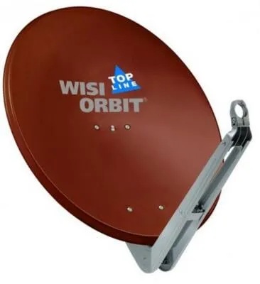 Wisi OA85I Satelliten Schüssel, 85cm rotbraun - SAT-Antennen mit 85 cm Durchmesser, pulverbeschichtet und optimal für starken Empfang mit 37 dB Gewinn und präzisem 3-dB-Öffnungswinkel.