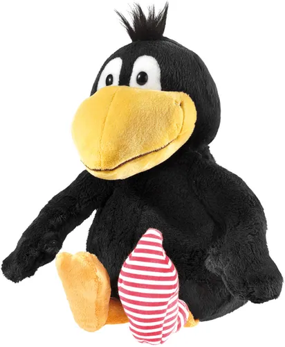 HEUNEC Rabe Socke klein - 25 cm Plüschfigur, weich gefüllt und waschbar, idealer Spielgefährte für Kinder ab 0 Monaten