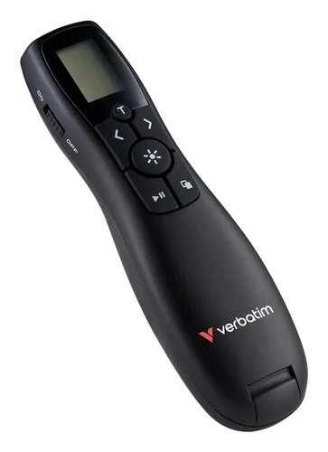 Verbatim Keynote Wireless Presenter mit LCD-Display (32364) - Präsentationsfernbedienung mit LCD-Display für einfache Steuerung. Kompakt und benutzerfreundlich, ideal für professionelle Präsentationen.