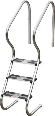 Gre Poolleiter 2024, Alu, Metall, 50x183.5 cm in grau von Gre