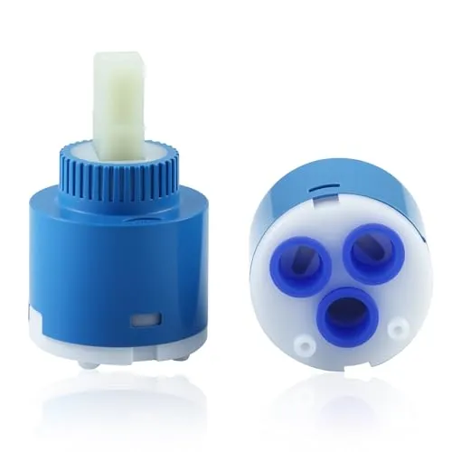 Stück Wasserhahn Kartusche, 35mm Keramik Kartusche Armaturen Spüle Zubehör Keramikkartusche Ersatzkartusche für Küchenarmatur Mischbatterie Badarmaturen Bidetarmaturen Duscharmatur 2