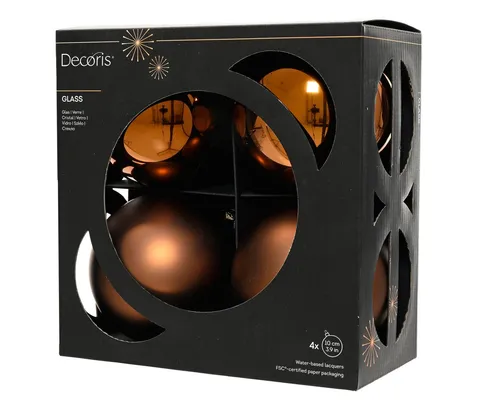 Weihnachtsbaumschmuck Braun von Kaemingk