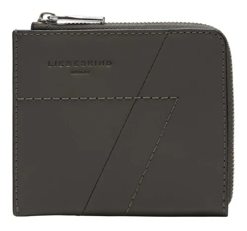 Liebeskind Berlin Nino Geldbörse - Kleine Geldbörse aus vollnarbigem Nappaleder mit Rundum-Reißverschluss, integriertem RFID-Schutz und praktischem Design – ideal für kleine Handtaschen.