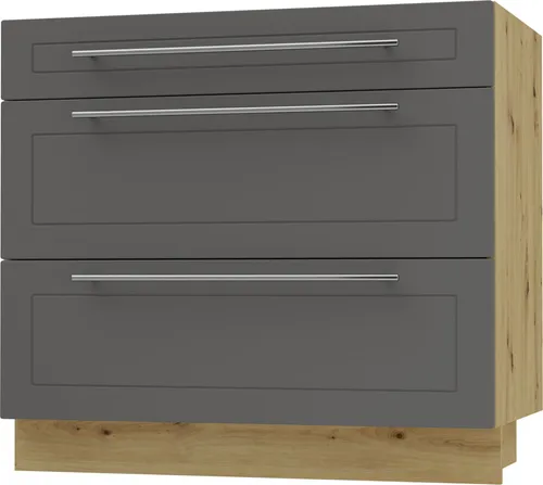 Schubladenunterschrank KVANTUM 90 cm – Flexibel & Stilvoll