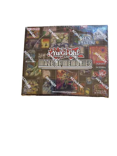 Yu Gi OH! Maze of Memories Booster Display EN 1st Edition - TCG OVP Displays, 1st Edition Booster Display mit spannenden Karten für strategische Duelle, ideal für Sammler und Spieler ab 10 Jahren.