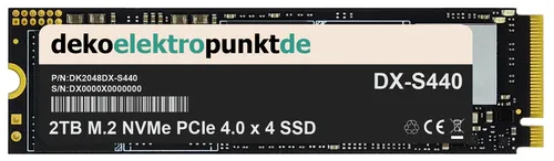2TB M.2 NVMe Gen4 SSD Festplatte passend für Acer Chromebook 515 CB515-1WT-56N1