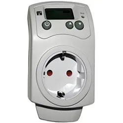 XIMAX Steckdosen Thermostat - Thermostat für präzise Temperaturregelung, einstellbar von 5° bis 30°C, ideal für effiziente Heizungssteuerung zu Hause.