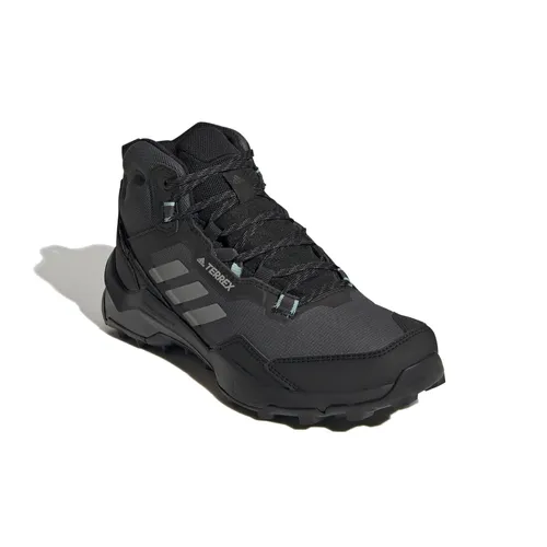 adidas Terrex AX4 Mid GTX Damen Wanderschuhe - Wasserdicht und Stabil - Wanderschuhe mit GORE-TEX Membran für trockene Füße, ideal für alle Outdoor-Aktivitäten. Die Continental Gummi-Außensohle sorgt für optimalen Grip, egal bei welchem Wetter.