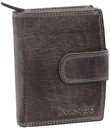 GlücksNugget Damen Geldbörse aus Leder mit Reißverschluss in Taupe - Elegante GlücksNugget Geldbörse aus hochwertigem Leder, bietet ausreichend Platz für Karten und Geldscheine, ideal für stilbewusste Frauen.