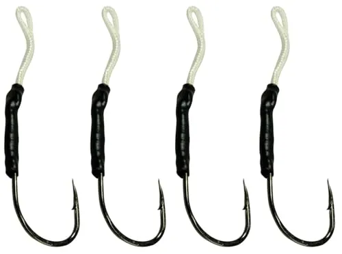 Dieter Eisele Oktopuss Stahl Assist Hook - 4 Meereshaken, Größe:10/0