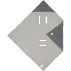 LÄSSIG Einschlagdecke anthracite 78 x 78 cm in grau von LÄSSIG