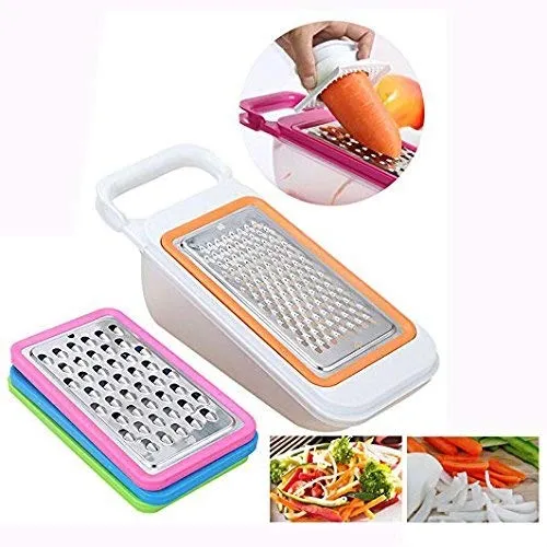 Cisixin 4 Stück Gemüse-Slicer, Reibe-Set Beste für Karotten, Käse etc