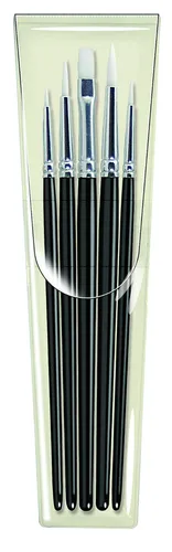 PRO ARTE Künstlerpinsel Set 5 Scholar Pinsel Aquarell Acryl Craft 34WA