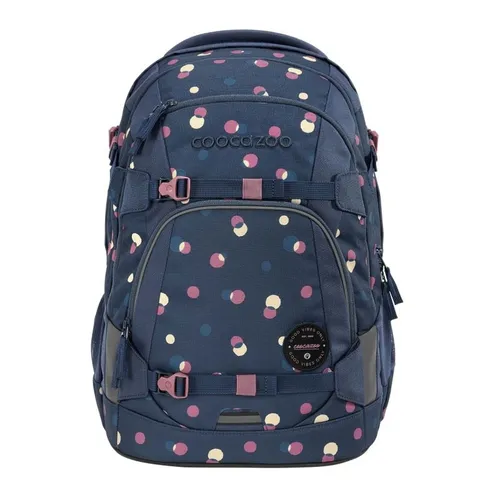 coocazoo Schulrucksack Mate Bubble Dreams - ergonomisch und höhenverstellbar, 30 Liter Stauraum für sicheren Schulweg und optimale Sichtbarkeit