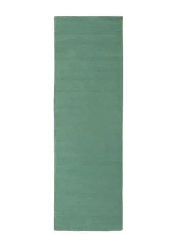 carpetfine Wollteppich Gabbeh Lola Uni in türkis von carpetfine