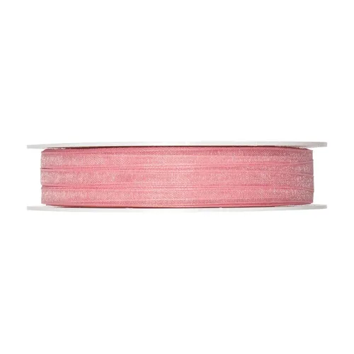 Schleifenband, Dekoband Organza 5mm, rosa, 50m Rolle (1m=0,08EUR), Halbach