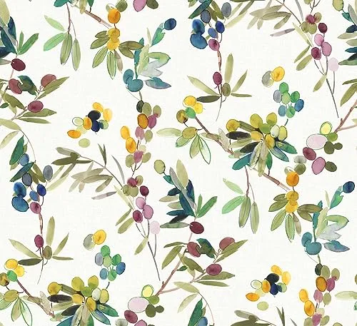 Wachstuchtischdecke Wachstuch in 1,4m Breite Verschiedene Designs PVC Tischdecke Garten Küche Länge wählbar (Bunte Beeren, 100)