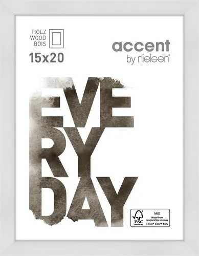 Bilderrahmen ZOOM LB 15x20 cm weiß Fotorahmen