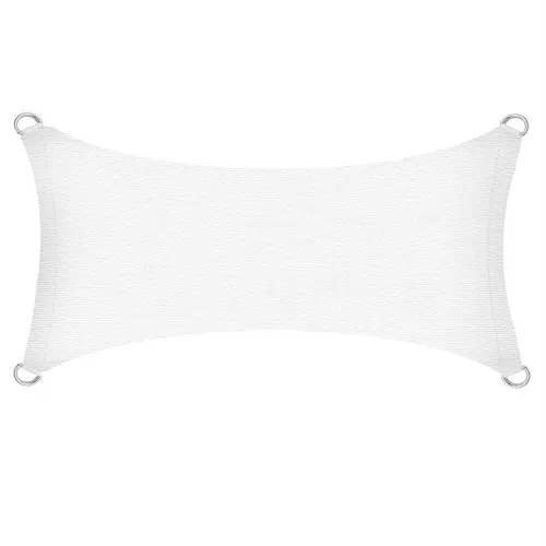 Sonnensegel HDPE 4x6m - UV-Schutz & Sichtschutz - Sonnenschutzsegel aus robustem HDPE, reißfest und UV-resistent. Ideal für Garten, Terrasse oder Pool. Einfache Montage mit stabilen Edelstahlringen.