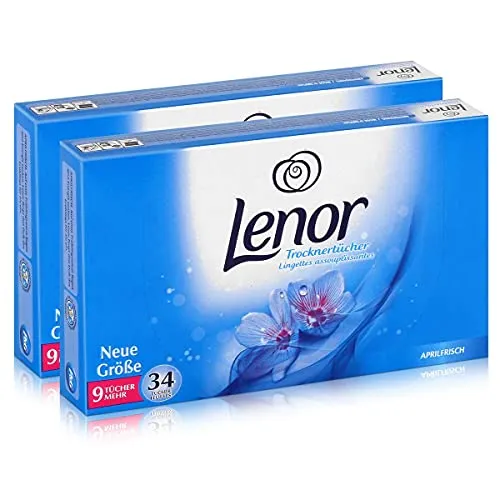 Lenor Trocknertücher Aprilfrisch 34 Tücher von Lenor