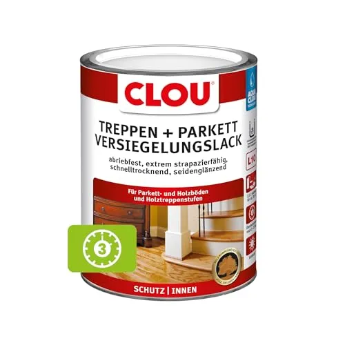 CLOU L10 Aqua Treppen + Parkett Versiegelungslack