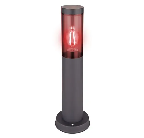 Wegeleuchte Sockelleuchte Edelstahl mit App Steuerung, dimmbar RGB LED 10W - Lampen für den Außenbereich, elegante Sockelleuchte aus Edelstahl, dimmbar und per App steuerbar, ideal für stimmungsvolle Beleuchtung mit 16 Millionen Farben.