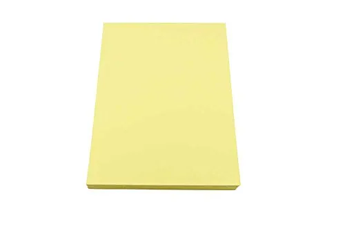 House of & Papier A4 220 gsm farbiger Karte – Gelb (100 Stück Blatt)