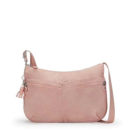 Kipling IZELLAH Umhängetaschen - Tender Rose (ROSA) - Umhängetasche mit Handyhalterung und Reißverschlussfach, perfekt für den Alltag mit stilvollem Design und praktischen Abmessungen von 33x12x23 cm.