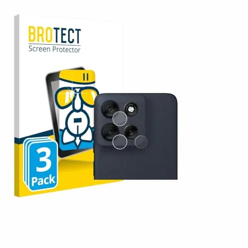 BROTECT (3 Stück Schutzglas für Motorola Moto G56 (NUR Kameraschutz) Schutzfolie Made in Germany Panzer Folie Glas Displayschutz [ 9H, Anti-Fingerprint]