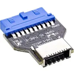 InLine® USB 3.0 Mainboard zu USB 3.2 Typ-E Key-A Adapter intern / Konverter USB