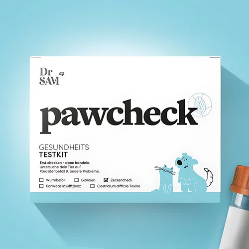 Dr. Sam Pawcheck Zeckentest Borrelia für Katzen - Schnelltest Zuhause