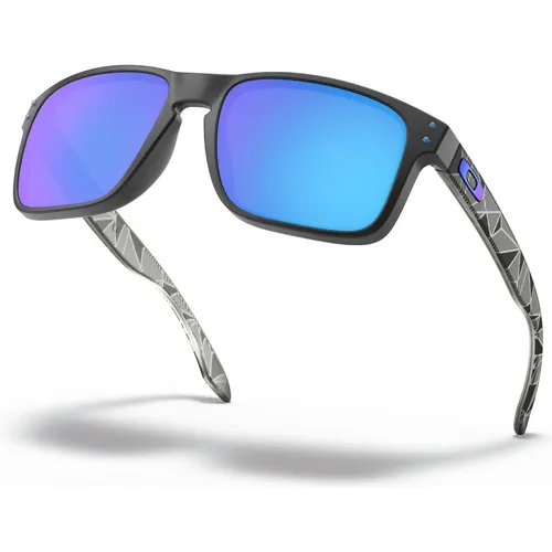 Oakley Holbrook Matte Black - Prizm Sapphire Polarized - Lifestylebrille mit zeitlosem Design und modernster Technologie für Abenteuerlustige. Leichter, langlebiger Rahmen und 100% UV-Schutz für optimalen Tragekomfort und Sicht.