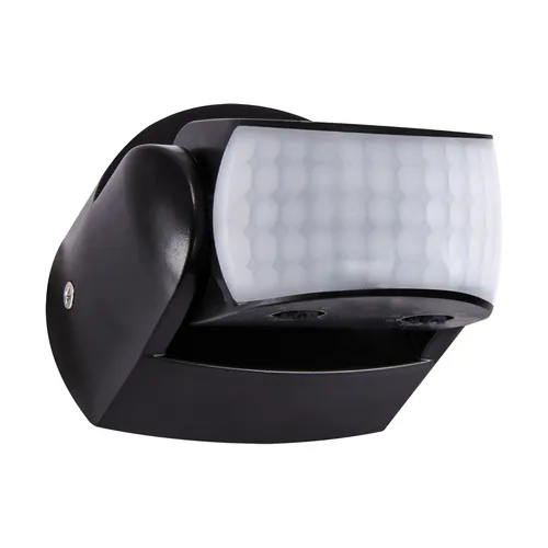 LED Bewegungssensor IP65 Schwarz schwenkbar B: 6,4 cm Bewegungsmelder außen