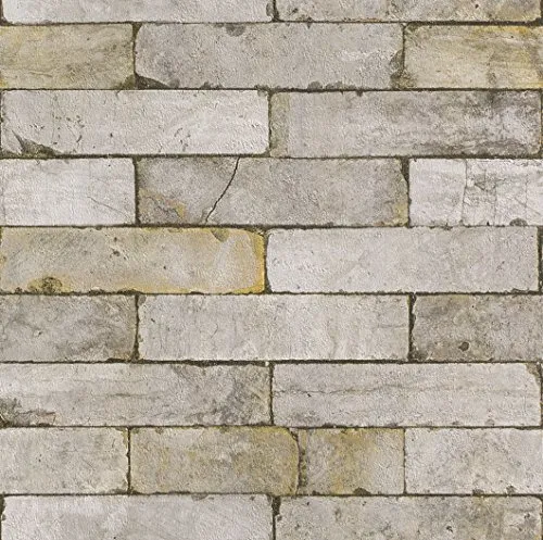 Rasch Tapeten 203608 PapierTapete Rasch Kollektion Steine & Hölzer, braun