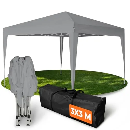 Kronenburg Faltpavillon 3x3 m wasserdicht mit UV Schutz 50+ von Kronenburg