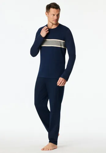 Schiesser Herren Schlafanzug lang - Komfortables Nightwear Set - Hochwertiger Herren Schlafanzug von Schiesser, ideal für entspannte Nächte. Aus weichem Material, sorgt er für hohen Tragekomfort und eine perfekte Passform.