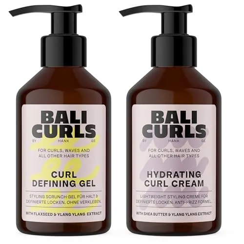 Bali Care Haarpflege-Set Curl Defining Gel+ Hydrating Curl Cream, 2-tlg., Bestseller Set